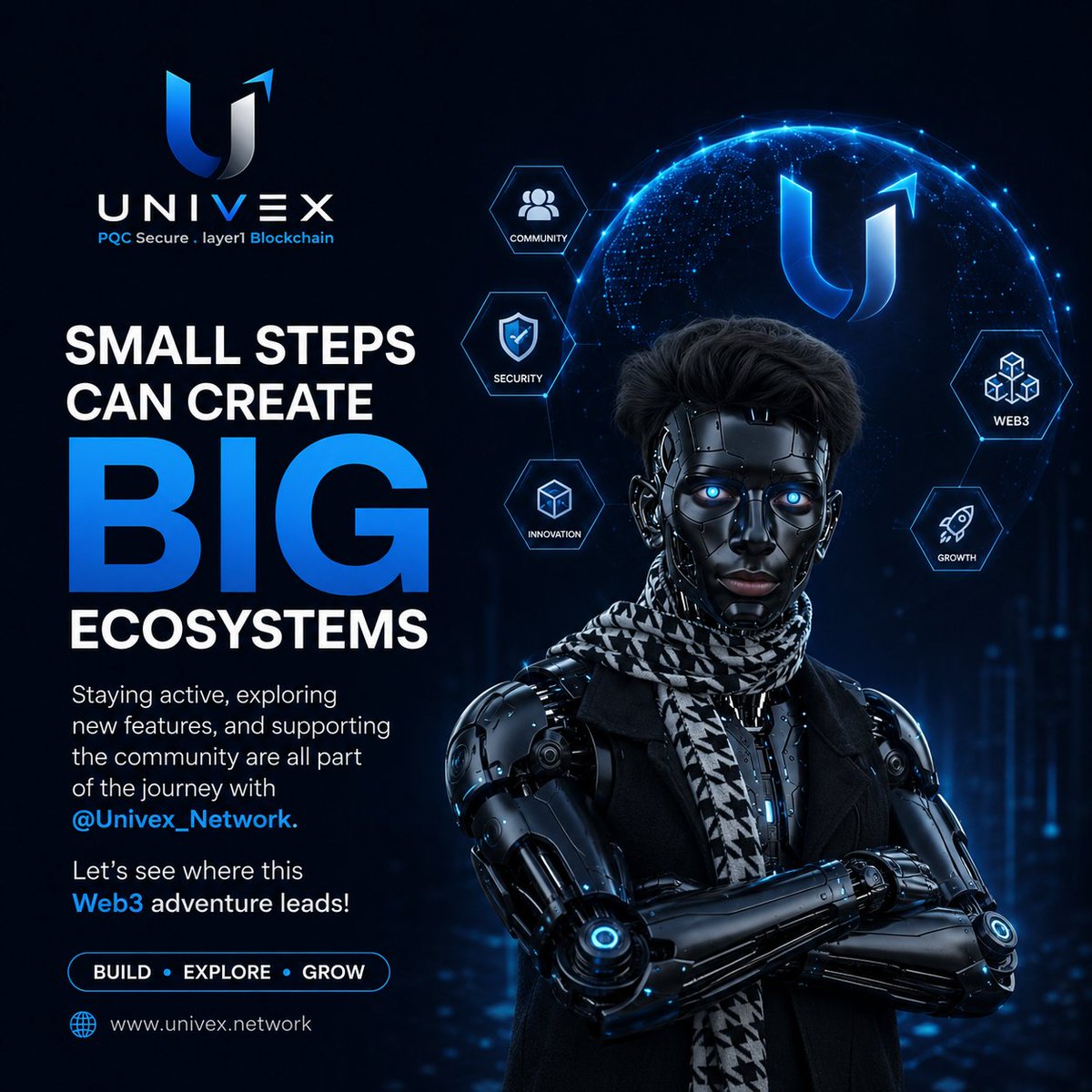 nabil125125125's tweet photo. ๐ฑ Small steps can create big ecosystems. Staying active, exploring new features, and supporting the community are all part of the journey with @Univex_Network. Letโs see where this Web3 adventure leads! ๐๐
#UnivexNetwork #Community https://t.co/JPDuBAulZe