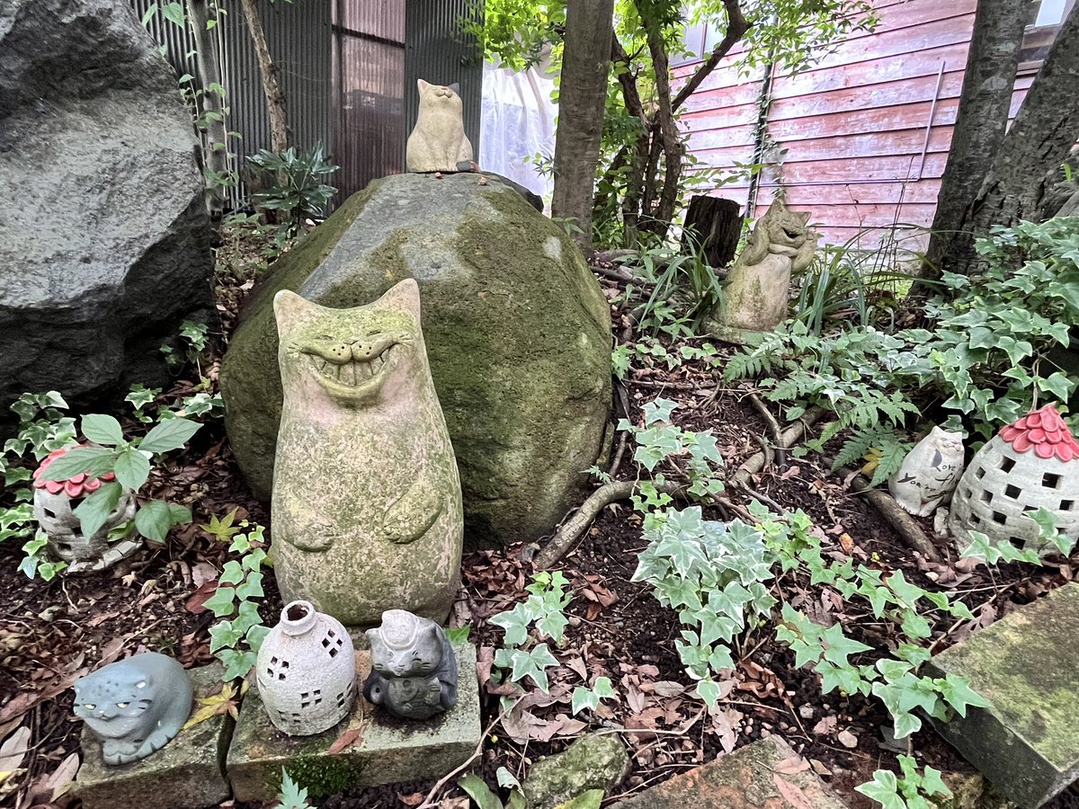 densuke_0526's tweet photo. 帰省がてらいつか行きたいと思ってた布施猫さんの工房やっと行けた〜‼️
同じ山形でも地方が違うから車で2時間🤣
見たことない作品もあったし工房見れたし、どん兵衛と八兵衛可愛すぎたぁ🥰🥰

#布施猫笑店 https://t.co/1KtAjXNTiG