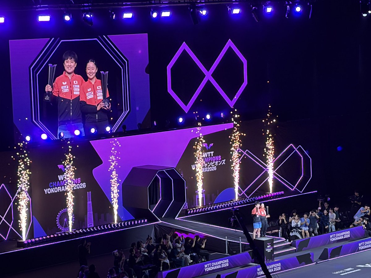 iiji_tt's tweet photo. WTTチャンピオンズ横浜現地で兄妹優勝観れて良かった🏓素晴らしい👍😭 https://t.co/eXYQFUNIEC