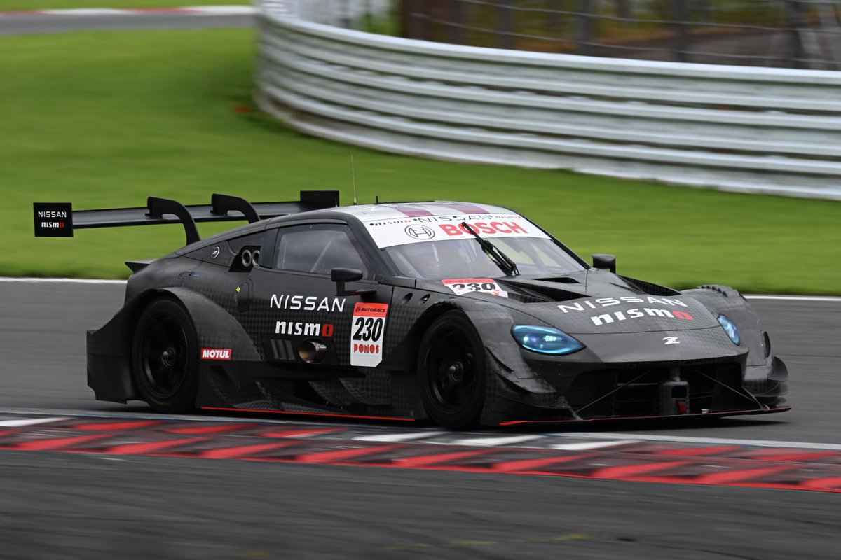 RF4sk's tweet photo. SGT第4戦の翌日、来年からのタイヤワンメイク化に向けたタイヤテストが行われました。
GT500は3メーカーの開発車両の走行でした
2026.08.03 https://t.co/5hXVYEhKLh