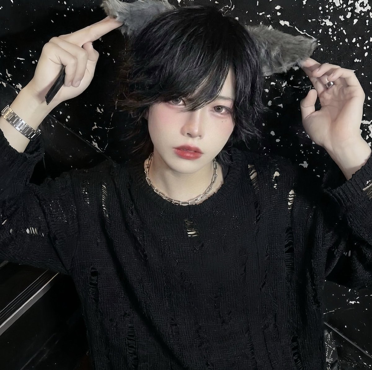 saku3fes's tweet photo. 猫耳🐈‍⬛
#メンコン #メン地下 #自撮り界隈 #いいねでＤＭ #東京 https://t.co/p84O4svoRG