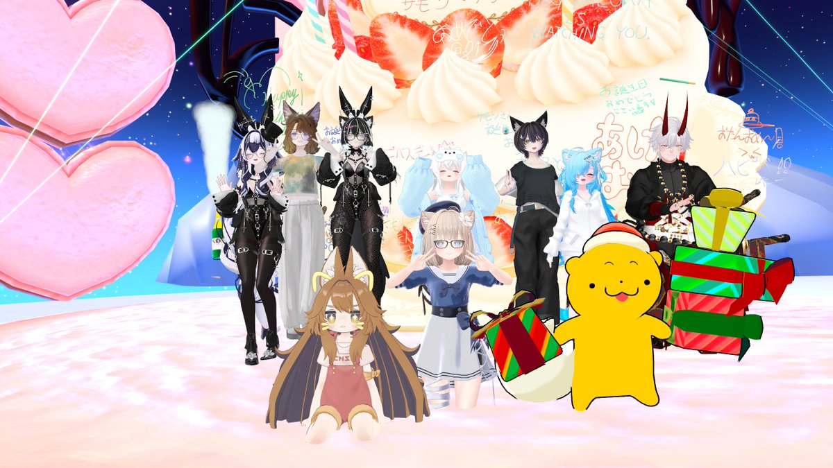 KTwinCro's tweet photo. 全体写真も。
ただ、他で祝いそびれてしまったフレンドさんもいるから、後日挨拶に行きたいところ https://t.co/wQ4VkdBj4j
