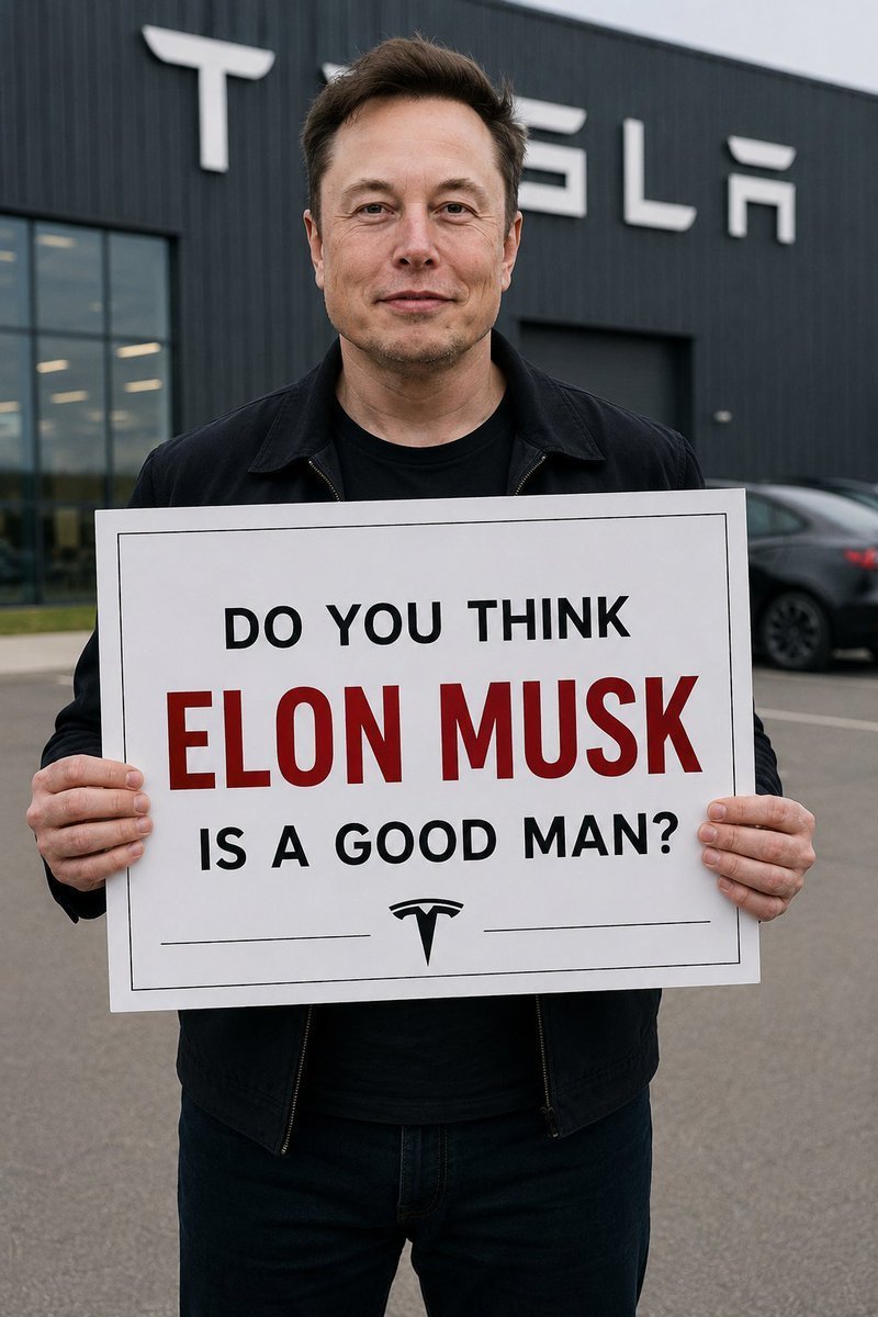 US_Space_'s tweet photo. ❓❤️ Be honest: Do you think Elon Musk is a good man? 🚀

🅰️ Yes ❤️
🅱️ No ❌
🅲️ Not Sure 🤔
🅳️ Absolutely 💯 https://t.co/y3zmrwjhsq