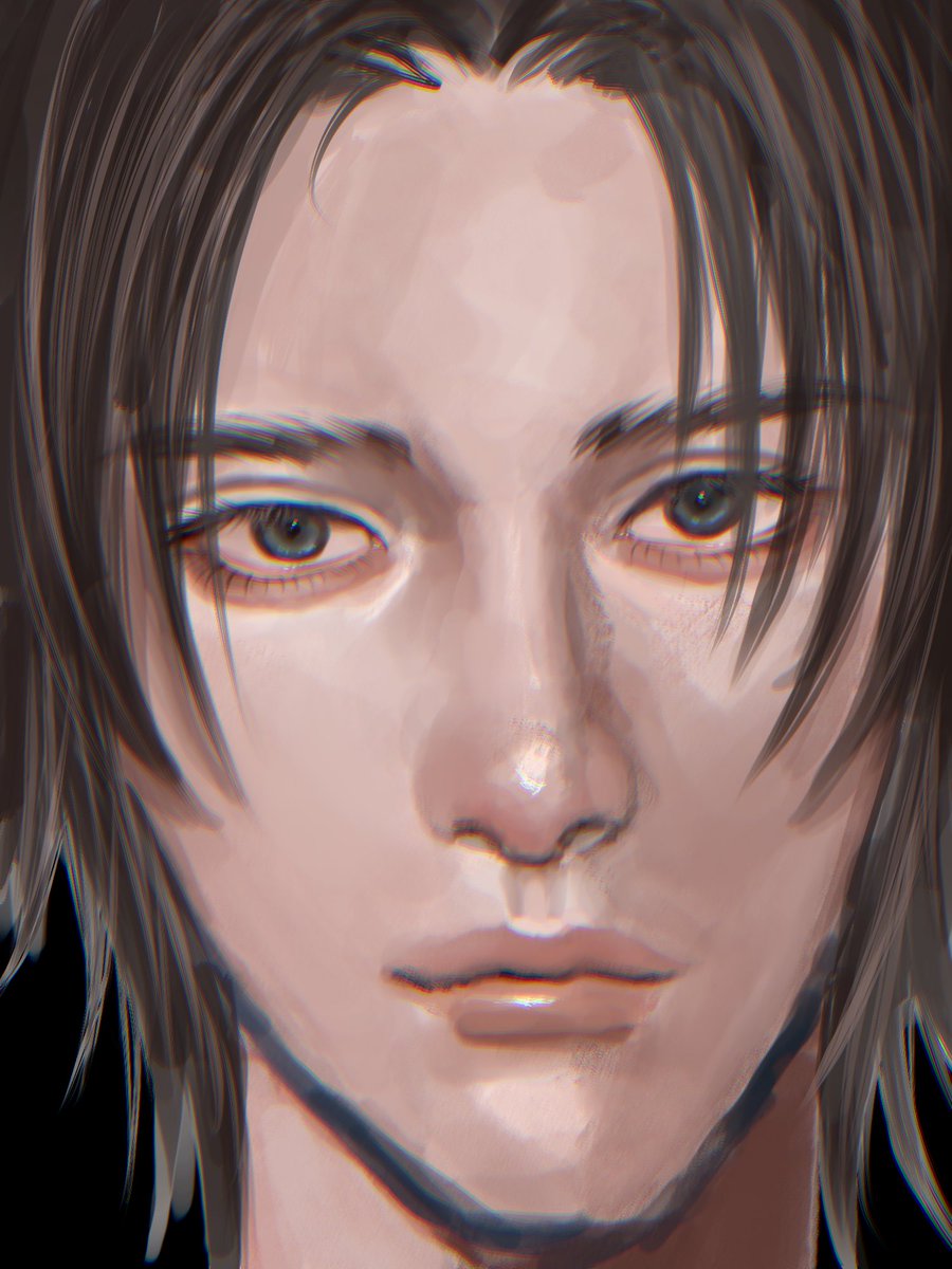 pom_pie's tweet photo. これも1時間くらいで描いた顔　#創作  #illustration https://t.co/nJs4bZfDaW