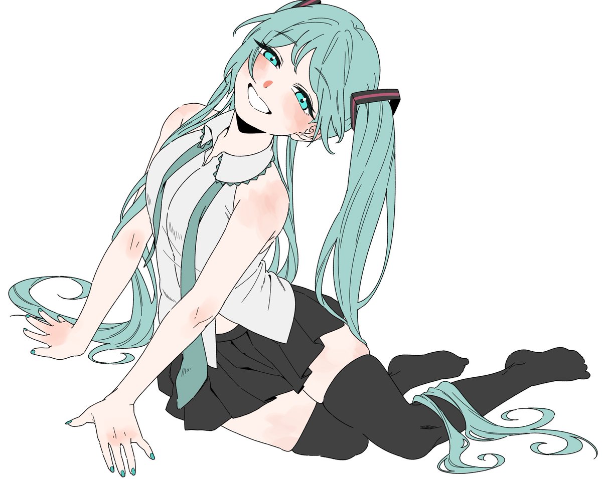shu_kokonoe's tweet photo. #初音ミク
#イラストㅤ

ニーハイはこうでなくては…👀 https://t.co/xpBWUBAyBy