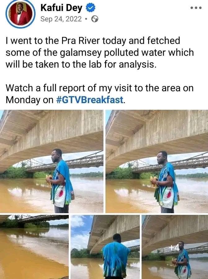 DjoletoT's tweet photo. Kafui Dey doesn't care about Galamsey anymore or he fears arrest https://t.co/nmOKfV4U90