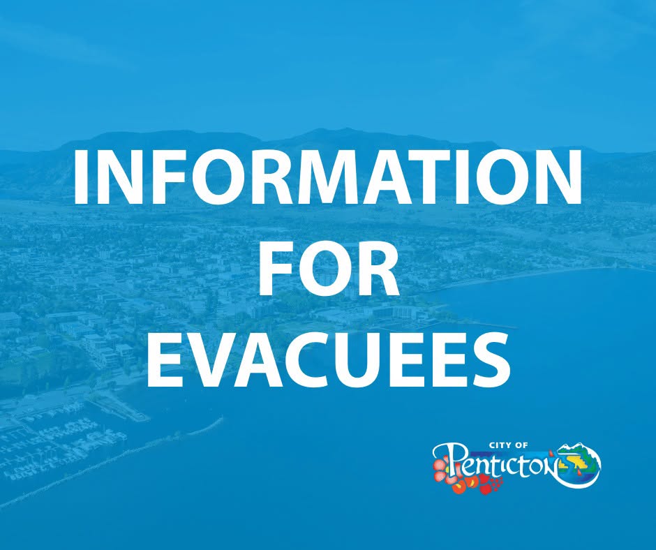 RealMiBaWi's tweet photo. #BaldRangefire evacuations > Additional supports are now available in Penticton for those displaced by the Bald Range fire (K51490):  

Comfort Centre at Princess Margaret Secondary School

RV, trailer and truck parking

Water refill stations

More Info > https://t.co/X6jkaksr5x https://t.co/42X6NJK8Z0