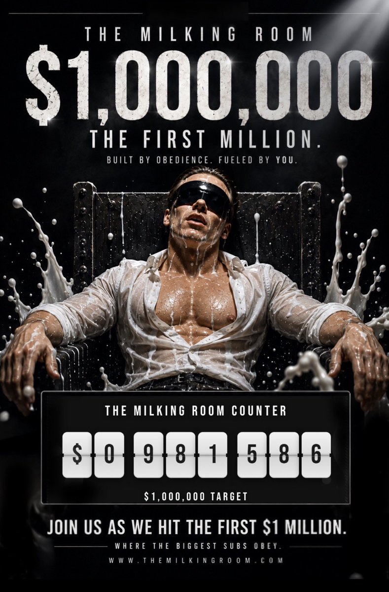 NikkiSpoil's tweet photo. The million dollar marker is fast approaching, join us in https://t.co/OAkapPd56w as we hit an all time high ! 🥛 https://t.co/7LxRP8HhNA
