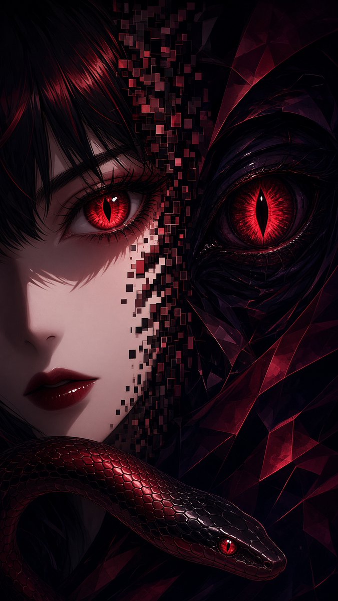CosSolidarity's tweet photo. Ruby // The Eye Behind the Signal,
“Something looked back before the world finished breaking.”
#AIArt #CosmicHorror #DigitalHorror #RealityGlitch #PixelFragmentation #DarkAnime #Anime #DarkFantasy #SurrealHorror https://t.co/6YkUhxn0E4