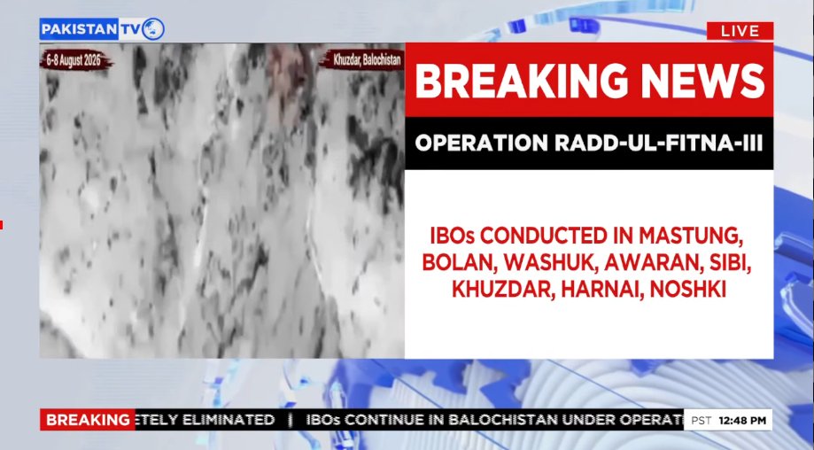 BREAKING: Security Forces Strike Khwarij Network in Balochistan - 15 Militants Neutralized