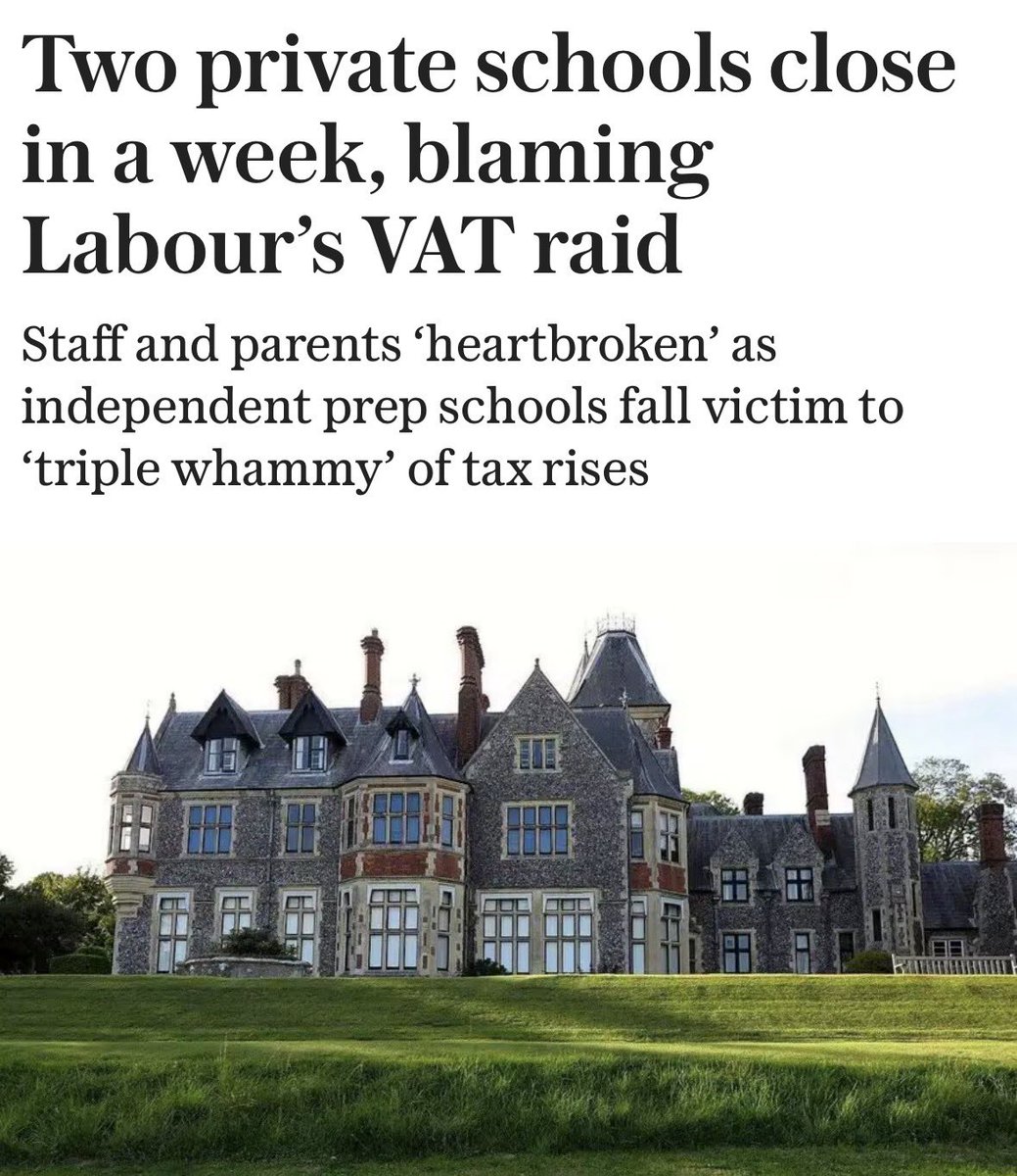 anthonyboutall's tweet photo. “For all of our staff & children, it was not like a school but seemed to us as if time had stood still – an idyllic oasis in a fast-paced world, where children could be themselves, with play forming the backdrop of their everyday lives.”

Those of us who are not motivated by malice will never understand socialists’ enthusiasm for this level of destruction for children - or the associated redundancies of cleaners, canteen staff, teachers & admin staff that their preferred policies bring.

Let’s hope that every child finds a place where they can grow, & that as many employees as possible can find something to turn to. 🙏 

https://t.co/cmRXJ5aH91