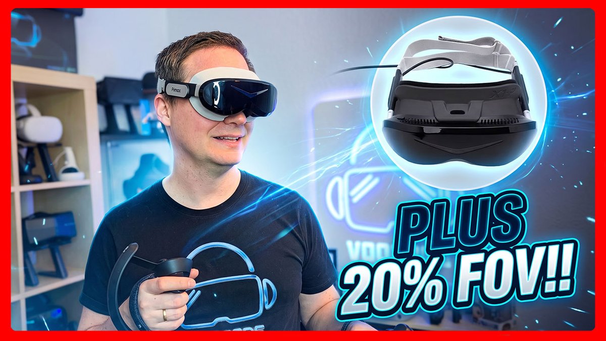 VoodooDE_Gaming's tweet photo. Pimax Dream Air SE FOV too small? I tested the Studioform mask and got a massive 20% FOV increase &amp; reduced glare! This mod saves the headset. Watch my deep dive: https://t.co/H7DYuT2QpQ

#PimaxDreamAirSE #VRHeadset #PCVR #VirtualReality #MicroOLED #HighEndVR #Studioform https://t.co/24QLVcRU0l