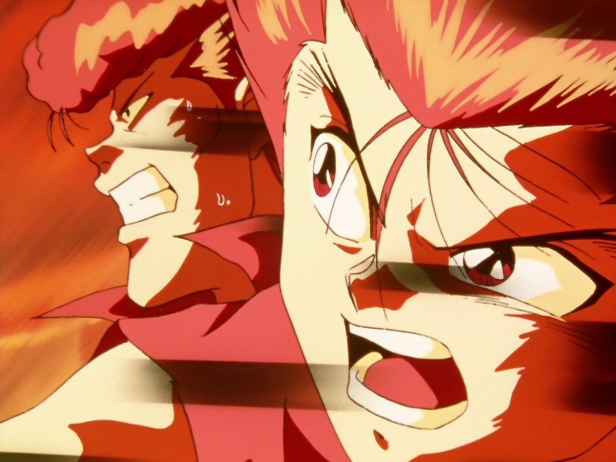 SakuraiSaku_Ai's tweet photo. #YuYuHakusho #Episode55
1 et 2) Il est trop chaud avec ses pouvoirs, c'est ou tu gagnes ou tu crèves là 💀
3 et 4) Voilà il s'est transformé ! 🔥🔥🔥 Y'a que comme ça qui peut peut-être avoir une chance 👊 https://t.co/FKAH4CcDBk