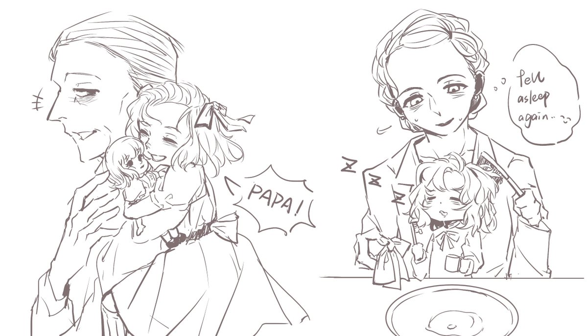 Dr_Goebbels1029's tweet photo. 'I love Mommy so much! She takes good care of us, and fixes my hair all pretty.
I love Daddy too! He’s always busy with work, but I get so excited whenever I see him. He buys me the cutest dolls ever!
I’m happy every single day! I wanna stay living like this forever and ever.' https://t.co/Sr6k3OyJel