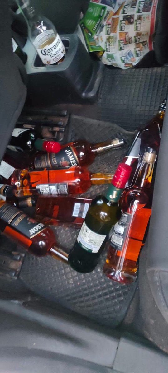 MARIUSBROODRYK's tweet photo. Four suspected shoplifters were arrested by Mi7 teams in Hayfields on Friday after allegedly stealing alcohol from a store in Athlone. Subsequent police checks established that the group was wanted in connection with several other cases.

The Mi7 Control Room received a report from an armed response client in Athlone that a group had allegedly stolen an undisclosed quantity of alcohol and fled in two vehicles. Vehicle details were circulated and the Mi7 Surveillance Net later flagged the vehicles in Hayfields. The Surveillance Net uses strategically positioned cameras with Automatic Number Plate Recognition technology to identify vehicles of interest. Based on the alerts, Reaction Officers and members of the Strategic Threat Response Unit were deployed. The vehicles were tracked to a shopping centre in Hayfields where all four suspects were apprehended. A search of the vehicles uncovered numerous bottles of expensive alcohol believed to be linked to the earlier theft. 

The suspects and recovered items were handed over to the South African Police Service for further investigation.