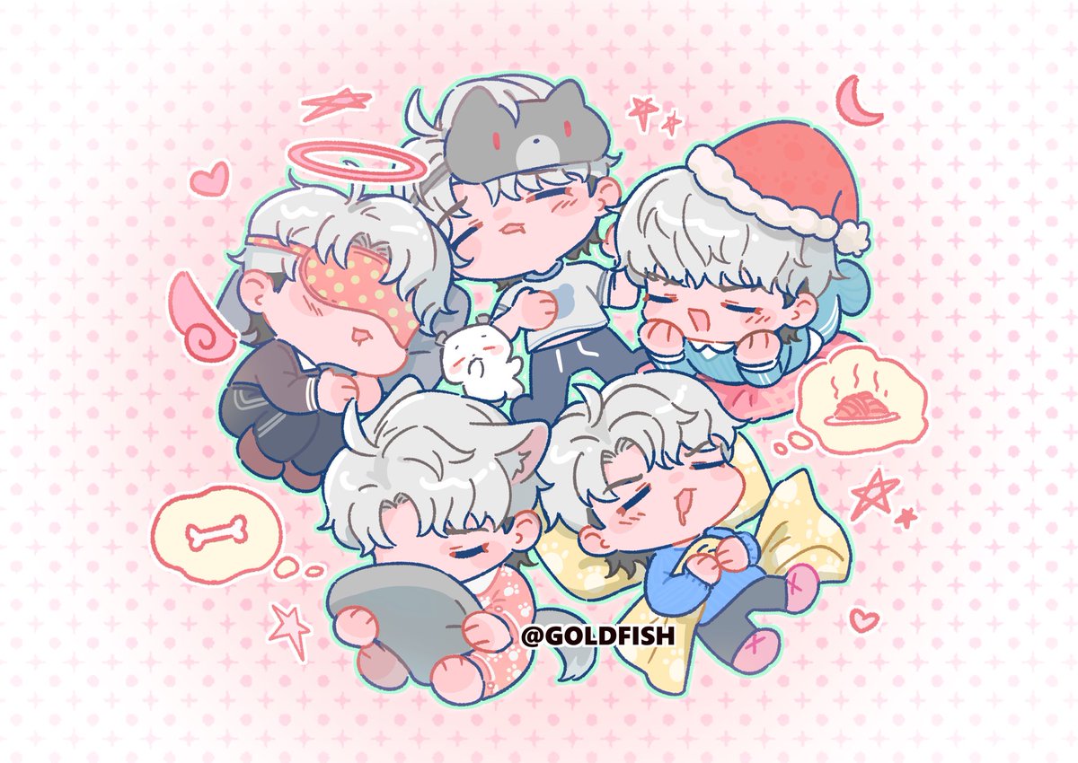 curlyfish_gold's tweet photo. ❤️呼呼宇宙！
拖欠亲友的无偿稿终于完成了，期待亲友的无料实体😋
#plave #plave银虎 #eunho https://t.co/fVabL5tavX