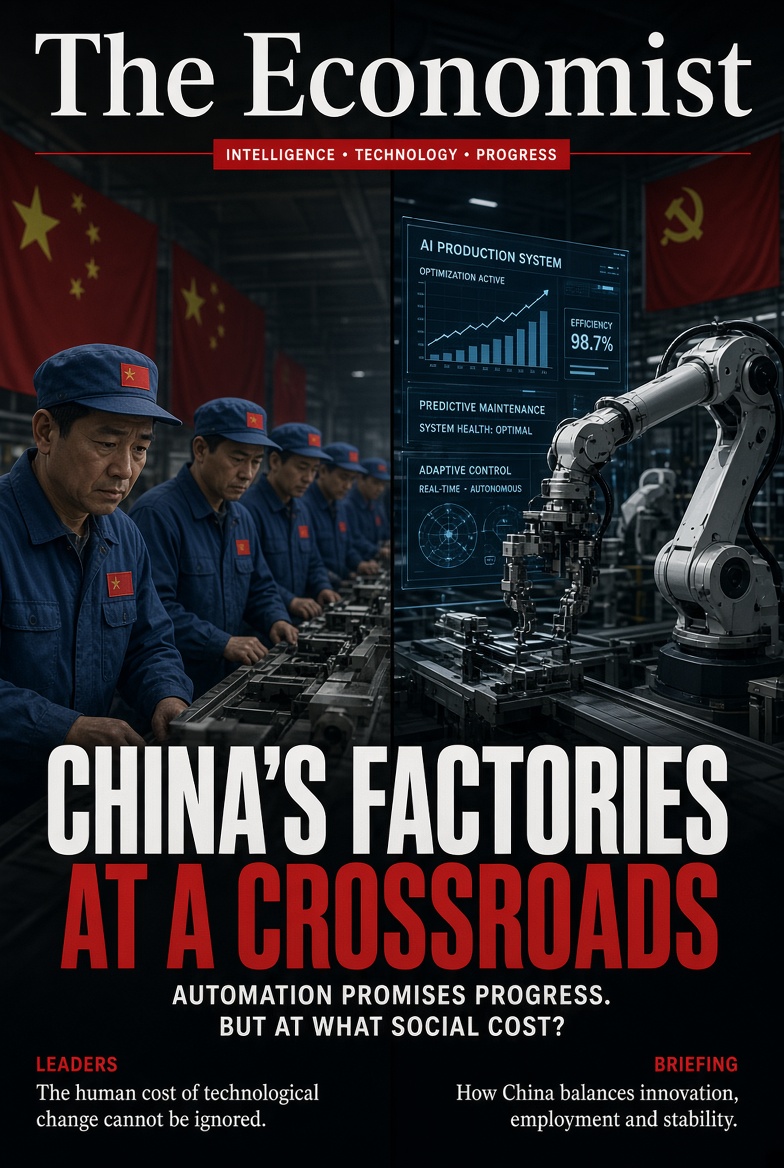 Apic2505's tweet photo. China is pushing AI harder than almost anyone.
And its own leaders are quietly worried about the consequences.

The same technology Beijing is counting on to drive the next growth model is also the one that could displace large parts of the world’s biggest workforce. Youth unemployment is already high. Entry-level white-collar roles are especially exposed.

This is the core tension:
AI as the solution to slowing growth.
AI as a threat to social stability.

Beijing wants the productivity gains without the political cost of mass displacement. History suggests those two goals rarely arrive together.

Can a system that prioritises stability actually absorb the disruption it’s deliberately accelerating?