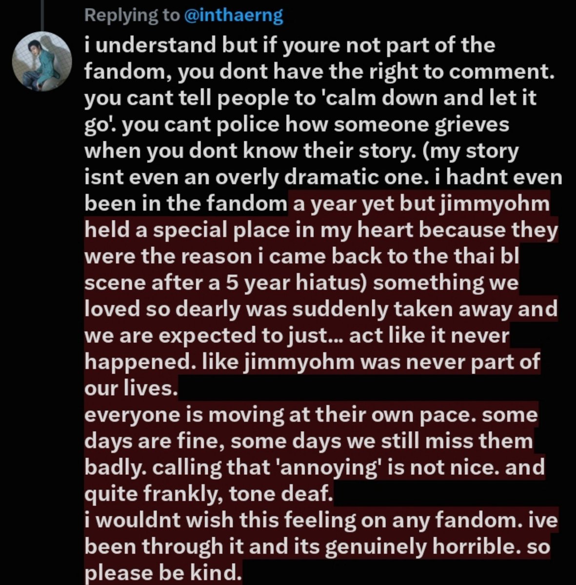 qinwithash's tweet photo. @inthaerng not trying to be rude, just wanted to explain my side. we're all trying to move on and posts like this dont really help. please be kind and understanding. https://t.co/MKPqOSJ9BM