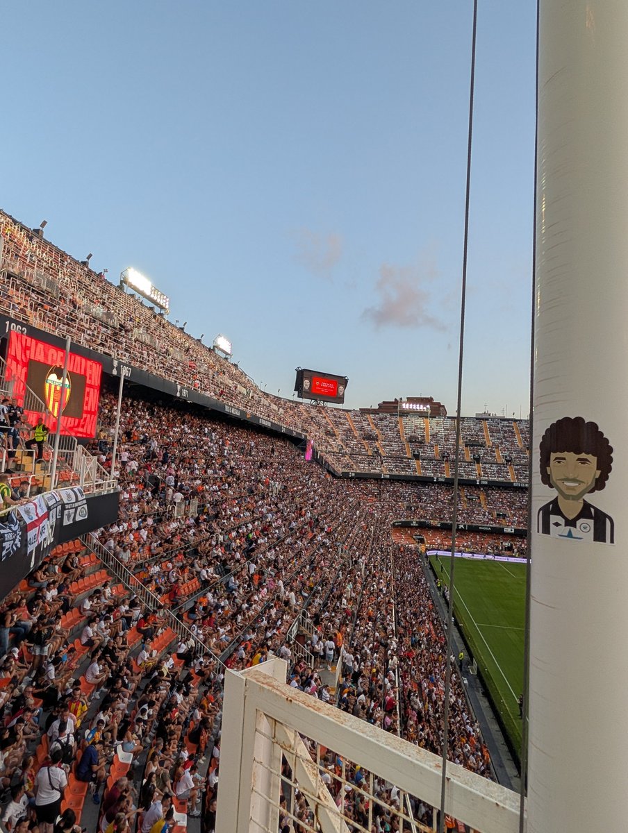 SockCouncil's tweet photo. One of the BEST football GROUNDS we've ever visited. 

What a place, even for friendly. So atmospheric. A privilege to get to it before they leave.

#NUFC #VALENCIACF https://t.co/RTJALfpZ3R