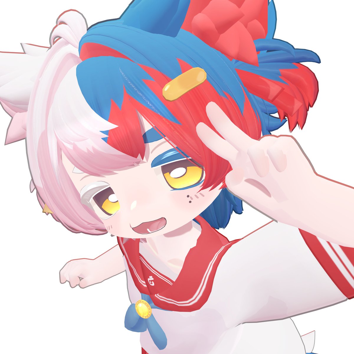 hasuki_613's tweet photo. この度、Drizveil様のサシミ=ホーミィちゃんのテスターを務めさせていただくことになりました～
Xi君のお友達の男の子！

かわいい表情にでかいしっぽ！！
動くとパーティクルも出てくるし、AFKもかわいい！！

とにかくかわいい…
#Sashimy_3D #DrizveilAVA https://t.co/bBHyHh0fWM