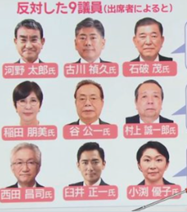 shoetsusato's tweet photo. 【！】高市政権の消費税減税　合同会議で反対した９人（自民党議員）が晒されてしまうｗｗｗｗｗｗ https://t.co/xpH9302J8B https://t.co/NdJp0GQQNm