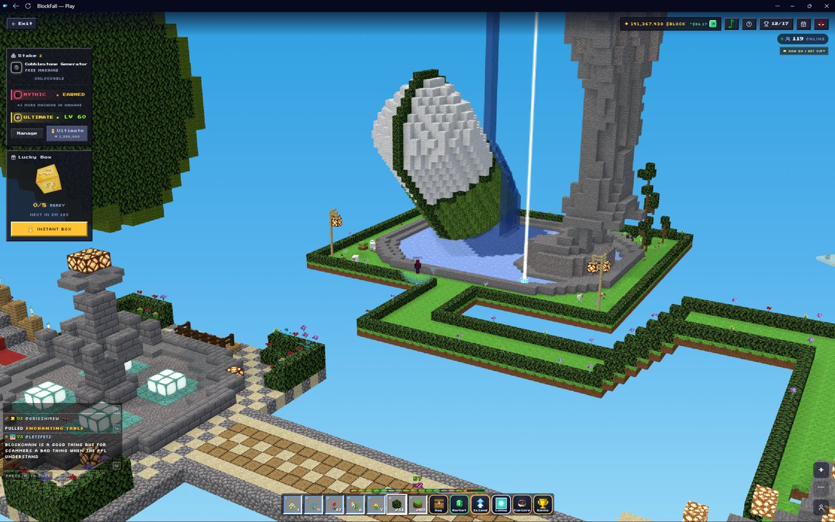 fnT9L's tweet photo. guys did we just cook the best looking @Pumpfun pill in @BlockFallX ?👀

this required an unhealthy amount of planning and calculation to execute… 

trust me, building something spherical with square blocks is already so difficult now imagine doing it diagonally.🫩😂

play Block fall today! https://t.co/qZfRHV4JQB
and visit my island: IMPOSTORS
solana:GKUwfyQoJ9apCaoWyYaQ9RT8inZed469v41M1Ljb1ock #BlockFall @ecca @solanagaming @a1lon9