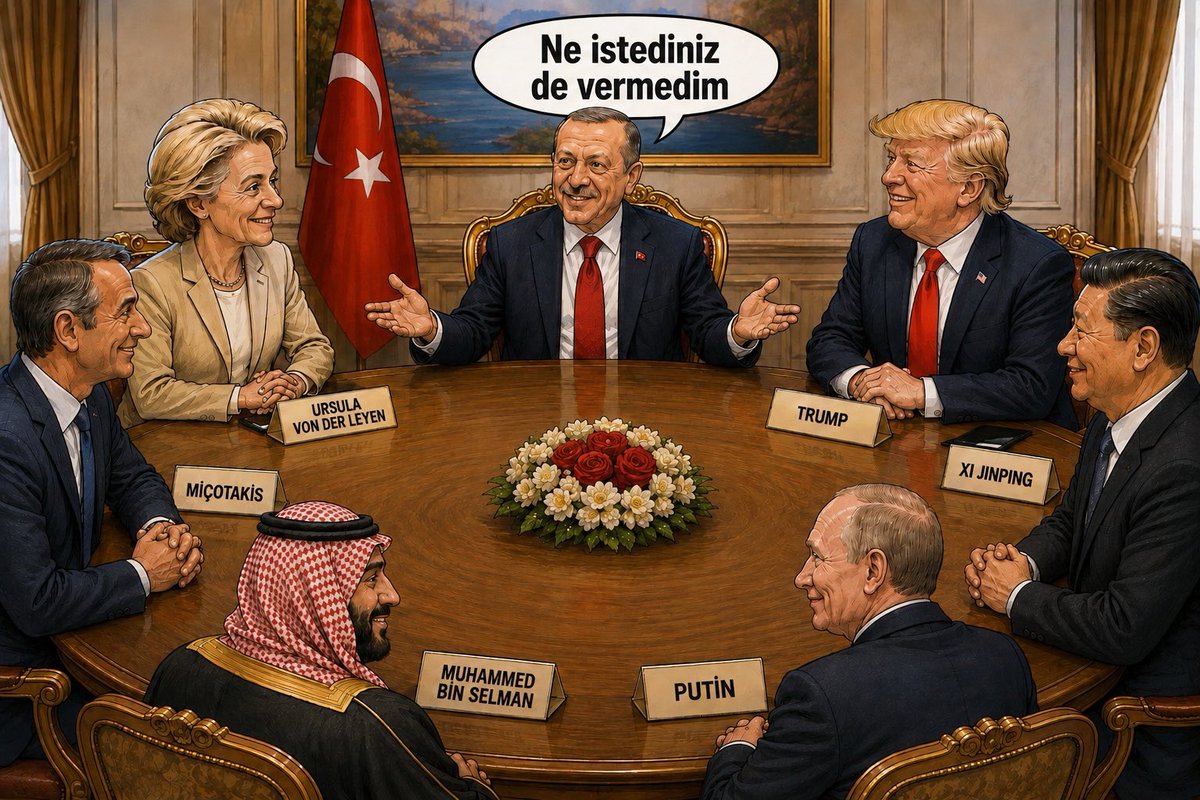 Ahmet_Erozan's tweet photo. 34/39…

AKP, Türkiye’yi her alanda ve coğrafyada daha güçsüz bir hale getirmiştir… Ülke caydırıcılığını yitirmiş ve Türkiye ile hasımlaşmak kolaylaşmıştır... 

İçinde bulunulan ekonomik durum nedeniyle ülkemiz hiç kimseye “Hayır” diyemeyecek duruma düşürülmüş ve AKP iktidarı o ülkeler açısından bir nimet ve kendi çıkarları açısından kaçırılmaması gereken bir fırsata dönüşmüştür…