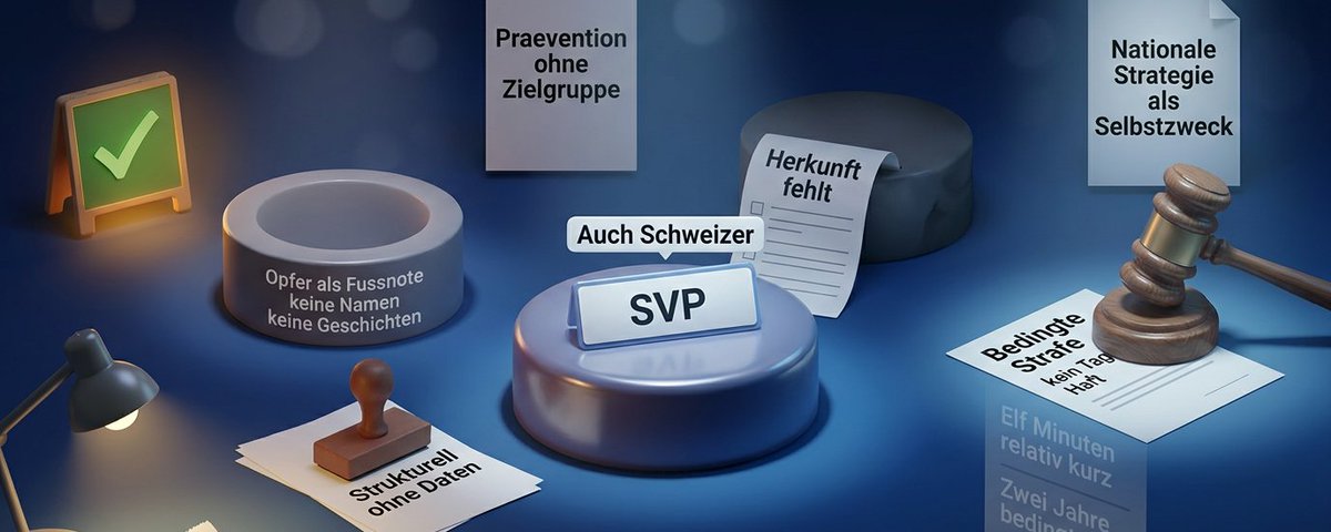Der Schweizer Täter, der als Schutzschild dient