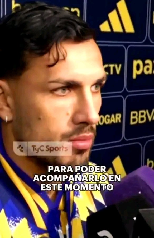 SomzySamuel's tweet photo. Leandro Paredes: “I still haven’t been able to speak with Leo [Messi]. I know he was traveling. We’re waiting for him to arrive in the country so we can be there for him during this difficult time. I’m sure it’ll do him good to have us by his side. https://t.co/gHN6wtGnWS