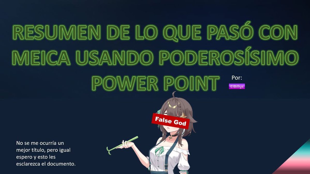 ElB1llys's tweet photo. Lo que dice el título que yo mismo le puse.
Resumen del comunicado de los donadores de Meica. https://t.co/NWkjedo7N1