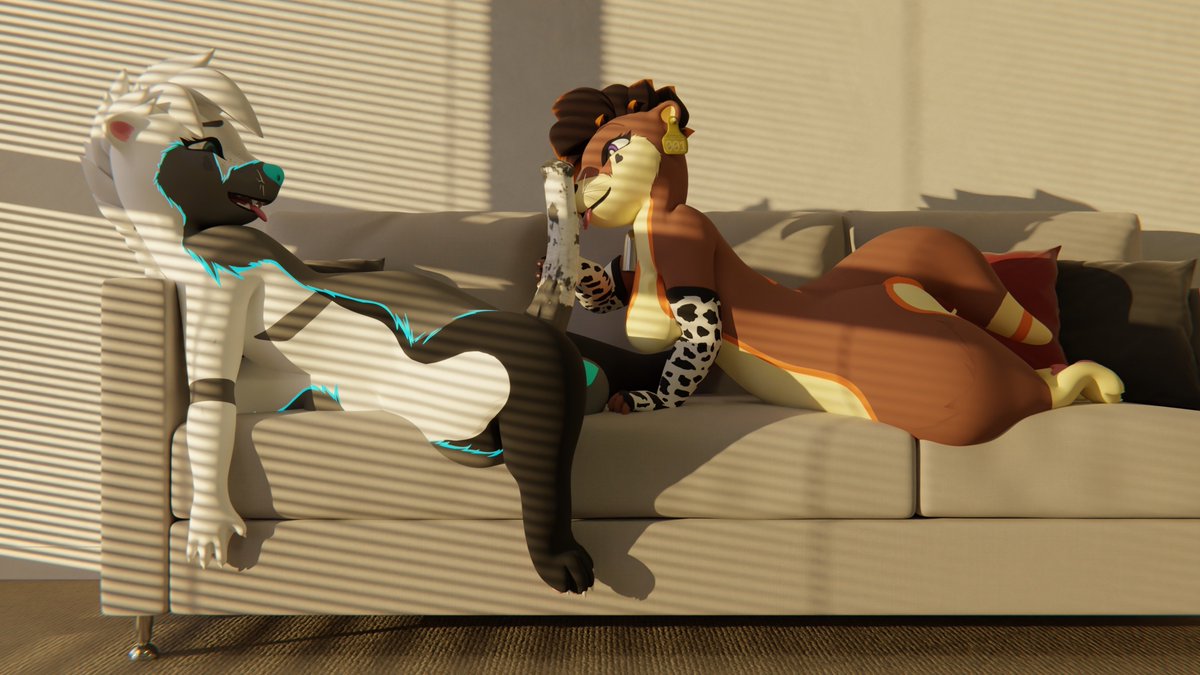 otter_oasis_AD's tweet photo. Fuck it, y'all liked seeing my fem-awtt a fair bit, so heres the full image with @SlyuteAD 🧡 https://t.co/b1xk2OdkBw