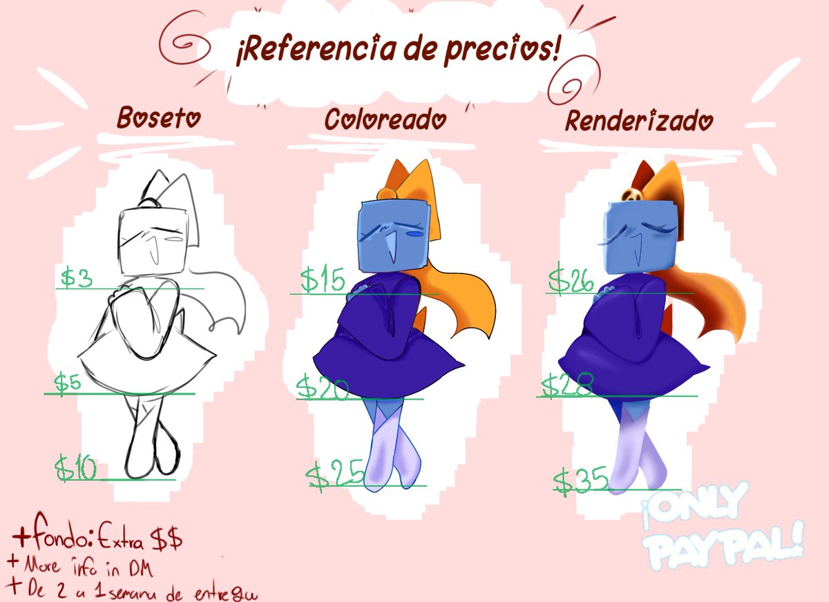 DIV4XSU's tweet photo. ¡COMISIONES ABIERTAS!
Don't:
- Nsfw.
- Gore.
- Horror Body.
- Proships.
- Fetishes.
#artㅤㅤㅤㅤ #artoc #artdigital #opencomisions https://t.co/cKd6kGUxbW