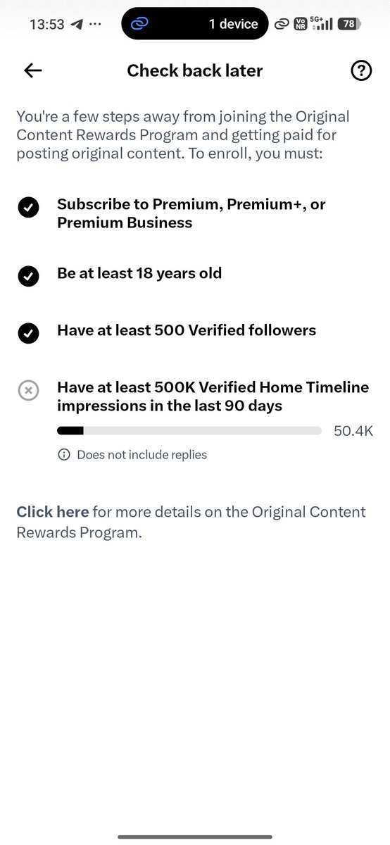 Wallahhabebe's tweet photo. Hey @grok Why is my impression not increasing in the last two days? It is showing only 50400 whereas in two days I have increased my impressions by more than 15000. Verified. Why is it not happening?

Is anyone else having this problem or is it just me? https://t.co/aAT1dtAyCx