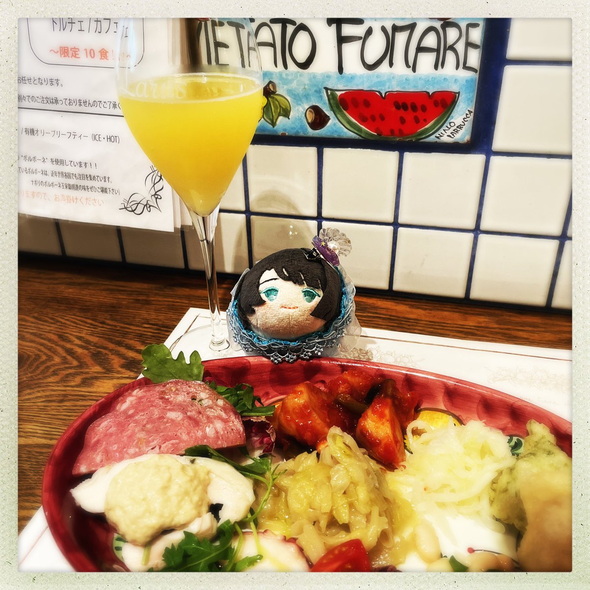 taromal_dolce's tweet photo. 行ってみたかった、神楽坂のトラットリアにも行けて満足！トラパネーゼ（ジェノベーゼがシチリアにもたらされて、アーモンドとトマトでアレンジされたものらしい）はフォークを口に運ぶのが止まらなくなる美味しさでした😋（そしてあっという間になくなる） https://t.co/vg9X5EGtsF