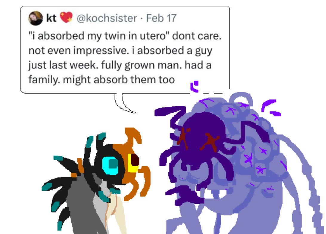 capricoopla's tweet photo. I love inventing new scavs #rainworld #art https://t.co/DRADedXlKJ