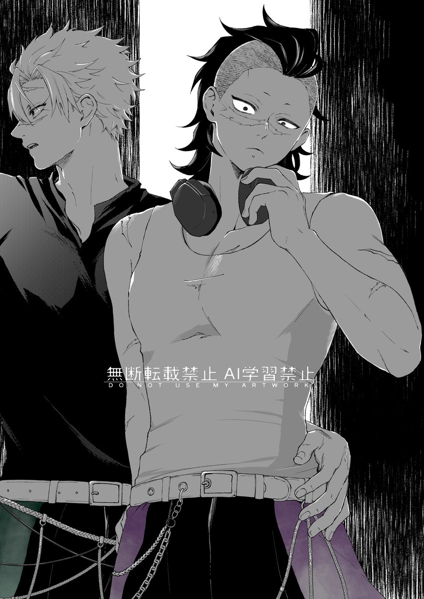 saji_zatta's tweet photo. さねげん（1/2）
モブを見下ろす🍉と https://t.co/Lj3xAHJIUo