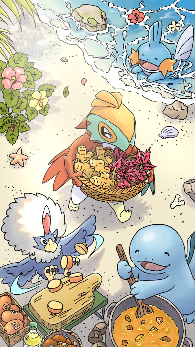 arahog's tweet photo. サマフェス楽しみだね🍛
#ポケモンスリープ https://t.co/bUeZeNcroN