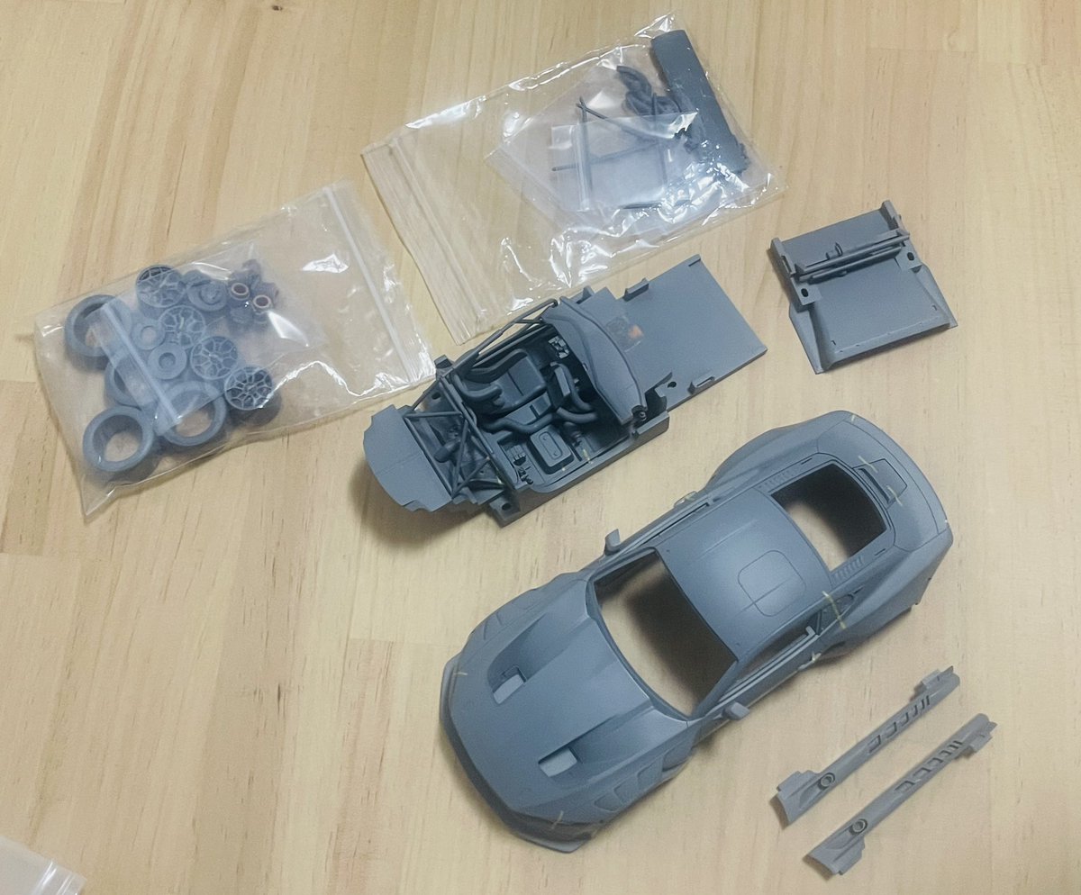 ken30718's tweet photo. The prototype has been completed, and we will proceed with mold making next #ford #mustanggt3 #modelcar #racingcar #pzymodel https://t.co/sW2tCmD4TM
