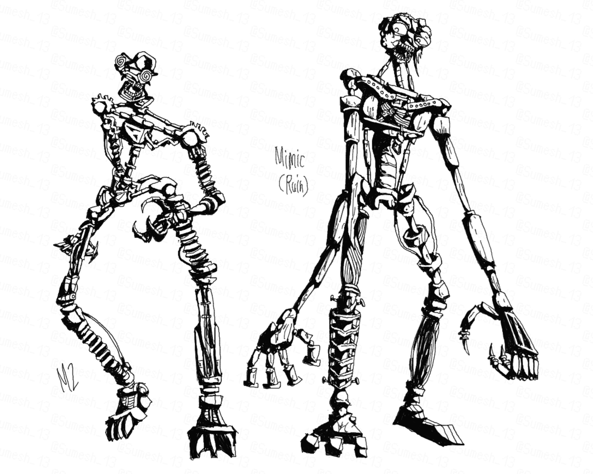 Sumesh_13's tweet photo. The Mimic 
#FNAF #fnafsotm #fnafart #fnaffanart https://t.co/ZqJwleLYjc