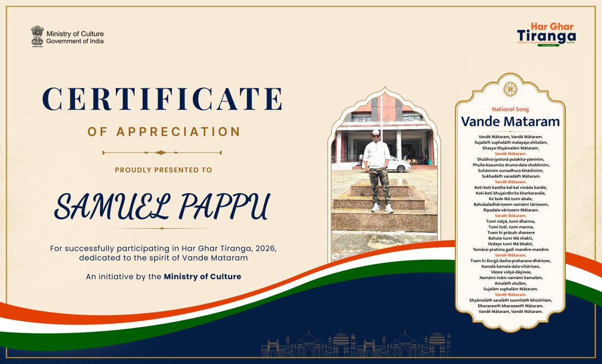 SAMUELPAPPU2181's tweet photo. Participate in the Har Ghar Tiranga Campaign 🫡🇮🇳 https://t.co/KbkPANU1gv