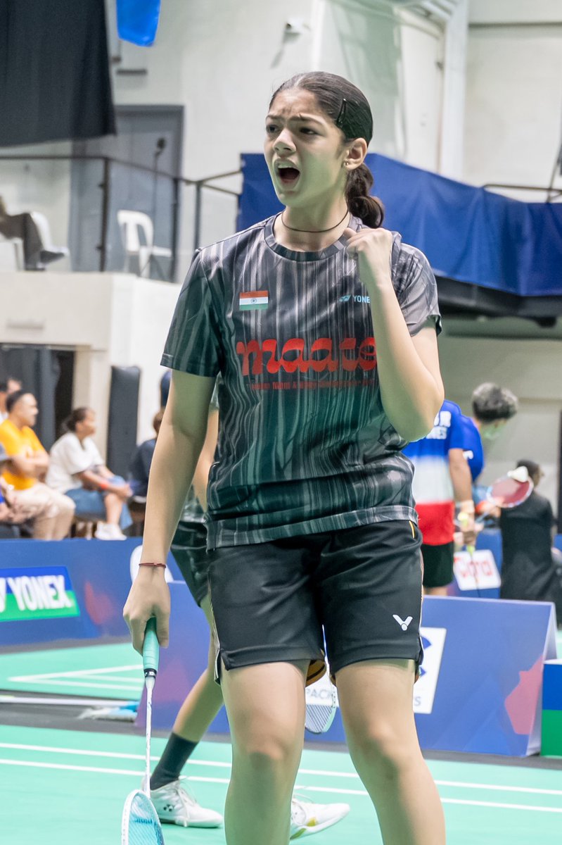MaateMaldives's tweet photo. Congratulations to Kyra Raina from India on winning her first-ever international medal at the BWF Philippines Junior International Series.🥇🏸

Maate is proud to support Kyra on her journey. As a brand committed to health &amp; wellness,we believe in supporting young athletes.
🇮🇳🌿🇲🇻 https://t.co/xxTSUFhpQs