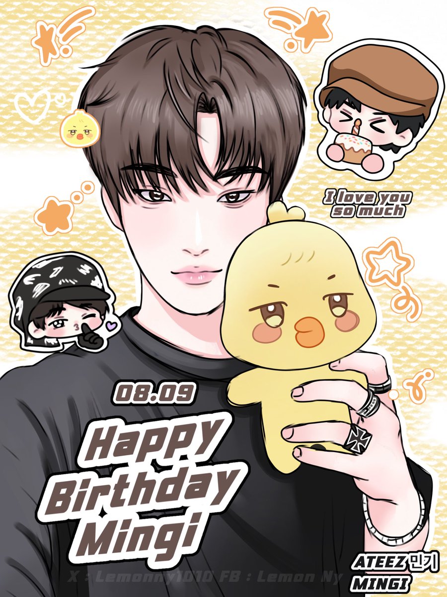 Lemonny1010's tweet photo. .*• Happy Mingi Day.♡.*
☀️.•You're my sunshine +.*
#ATEEZfanart #민기 #MINGI #HAPPY_bbyongMING_DAY
#새침_뿅아리_민기의_날 #Chic_Chick_MingiDay
#ANITEEZ #애니티즈 #bbyongMING https://t.co/94CYOyKrNH