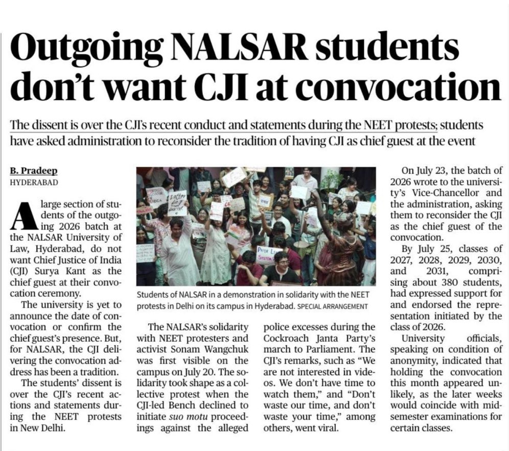 SauravDassss's tweet photo. NALSAR student-lawyers with a spine. https://t.co/rX0sDqDzhR