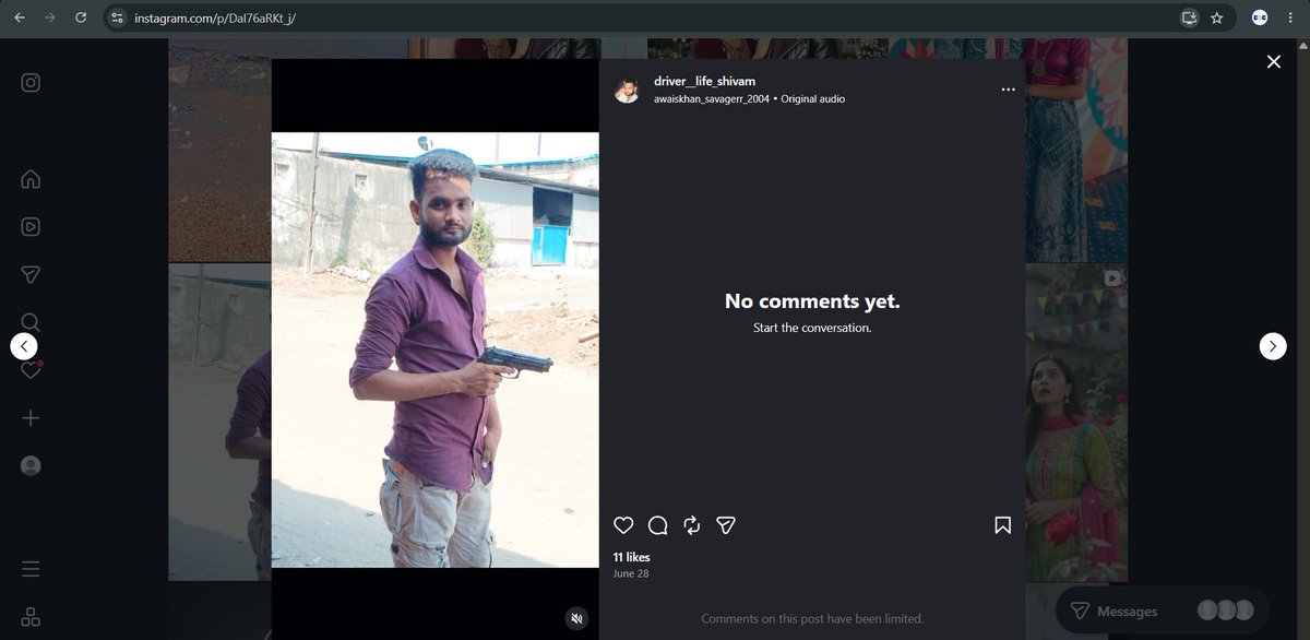 abbas9454's tweet photo. @Uppolice @raebarelipolice @dgpup @myogiadityanath  शासन-प्रशासन के सख्त आदेशों व निर्देशों के बावजूद यह व्यक्ति द्वारा अवैध असलहा लहराते हुए सोशल मीडिया प्रेटफोर्म पर वायरल कर रहा हैं इसका यह कृत्य समाज में दहशत फैलाने का कार्य कर रहा हैं। https://t.co/FFHBqYIB3Z