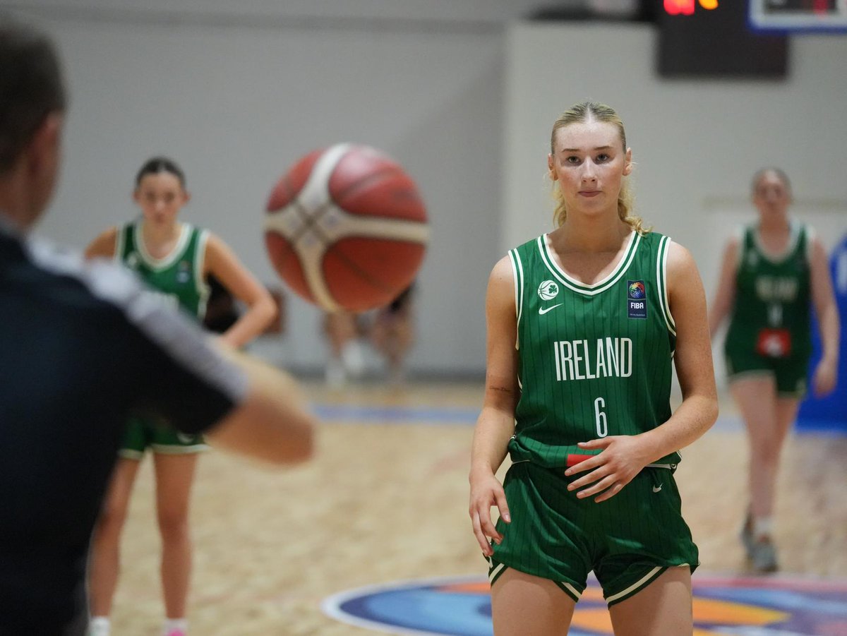 BballIrl's tweet photo. U18 WNT 13-14 CLASSIFICATION GAME ๐ฟ
Our U18 WNT will play their final game of the FIBA U18 Women's Youth EuroBasket today at 13:00 against Ukraine!
Support the squad and watch the action live using the link below โฌ๏ธ
https://t.co/fHtMrbLvl8
#GreenMeansGo โ๏ธ | #IrishBasketball https://t.co/TFGxrYAkKW