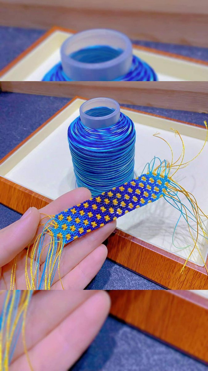 HarshbhanG's tweet photo. DIY this cute woven keychain in 10 mins! All you need is yarn u0026 scissors – perfect for jazzing up your bags https://t.co/IV5eeivGRT