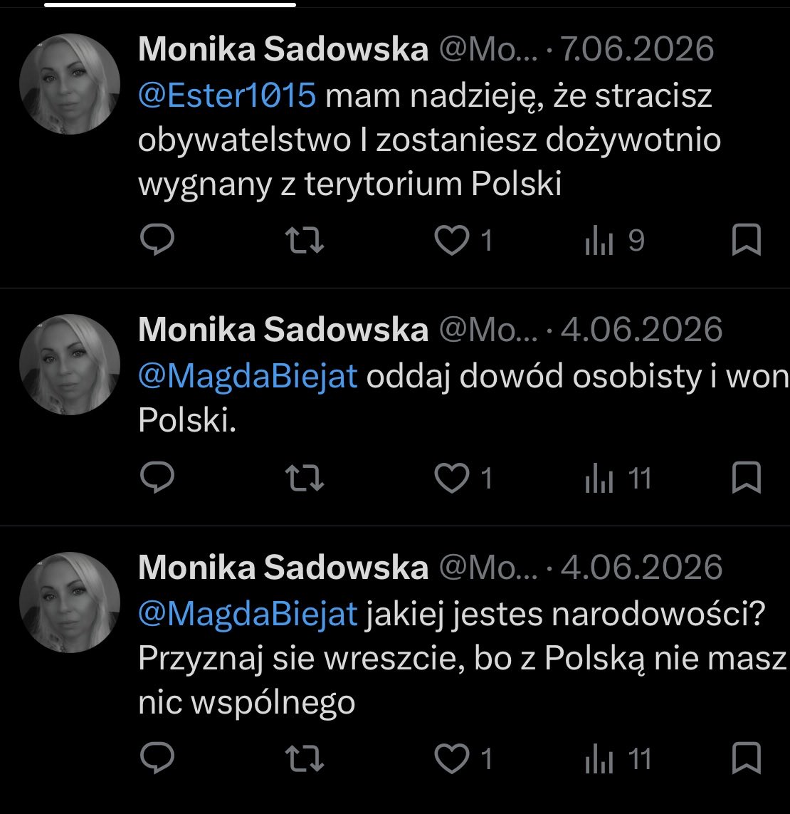 EssssssPeeeeee's tweet photo. @MonikaS49730 @JanKandybo a rasizm wywodzi się z Hiszpanii. 
Czy to oznacza, że istniał tylko w XV wieku w Hiszpani?!
Oprócz tępego klepania, trzeba jeszcze rozumieć o czym się mówi lub pisze… bo robisz z siebie idiotkę 🤷‍♂️ czyli w Twoim wypadku- dzień jak codzie, patrząc na inne wpisy 🫣
Miłego dnia ✌️ https://t.co/ZunKnXdXHz