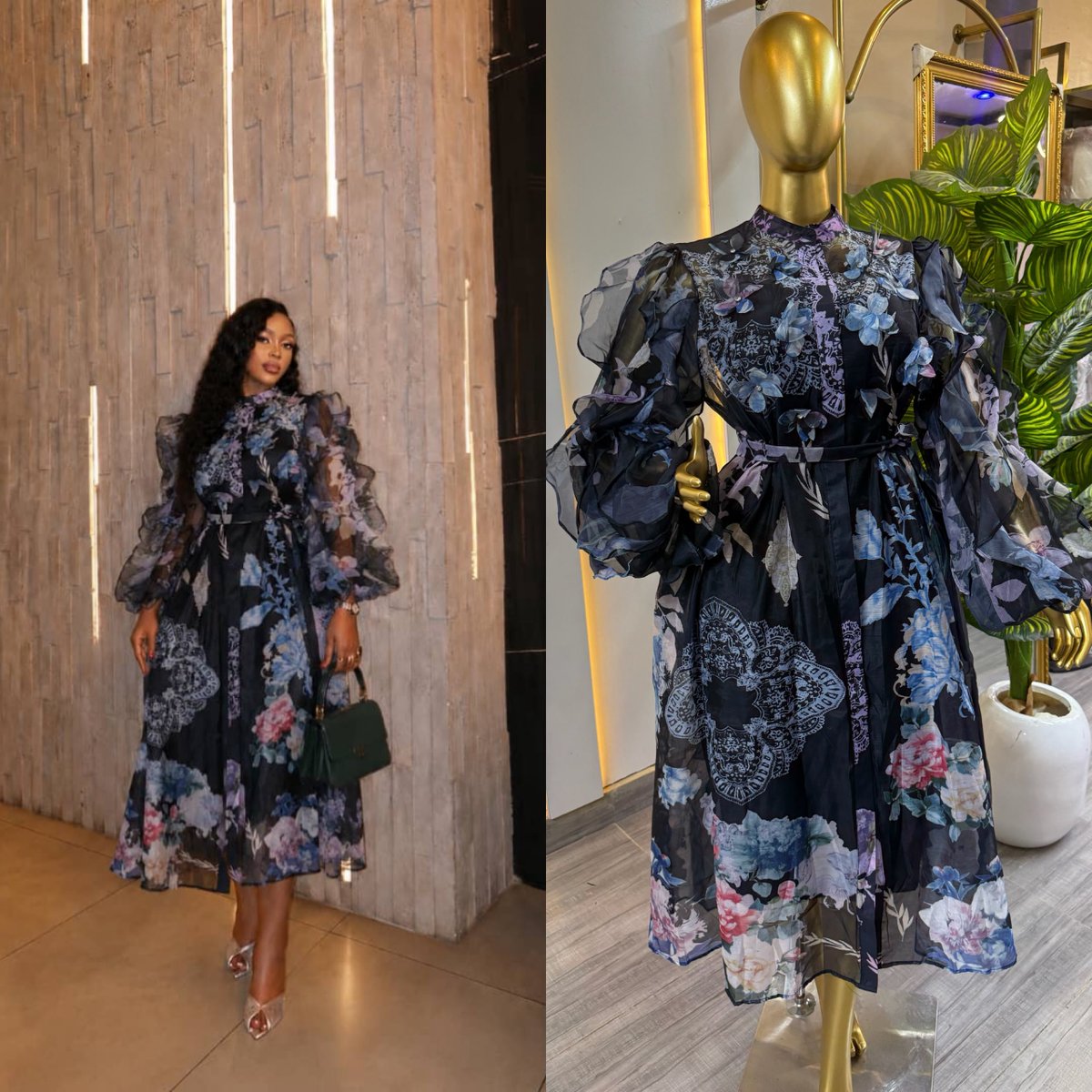 Julie_Soph's tweet photo. Floral belted dress 

M L XL 2XL 

🏷️50,000 https://t.co/3SRwkfPYsU
