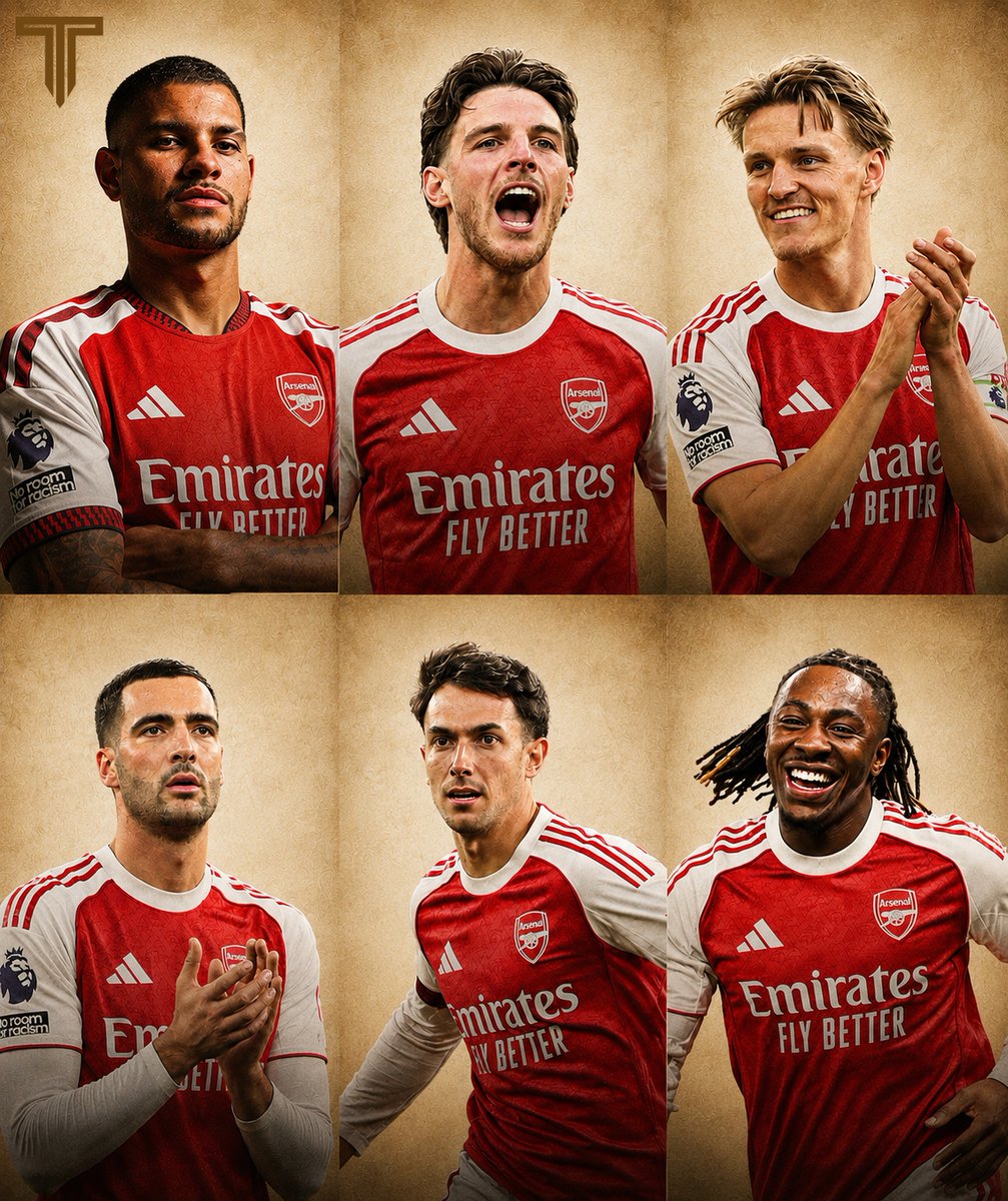 TouchlineX's tweet photo. 🚨 𝗡𝗘𝗪: Arsenal definitely has the BEST midfield in the Premier League this season! 🔥 https://t.co/vCPlKvLjBY