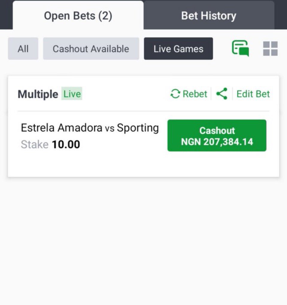 AgbaBoiz's tweet photo. Person use 10 Naira win 300k odds 😭😭😭
Congratulations 🍾🎉🎈🎊 To You🎁🎁🔥 https://t.co/UiMDAisLEY